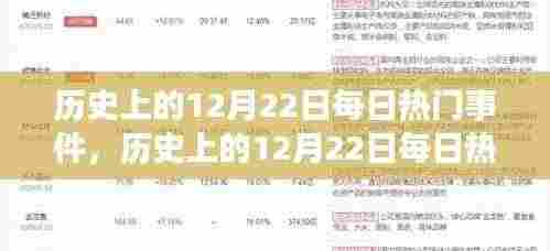 历史上的12月22日，全面评测与介绍每日热门事件