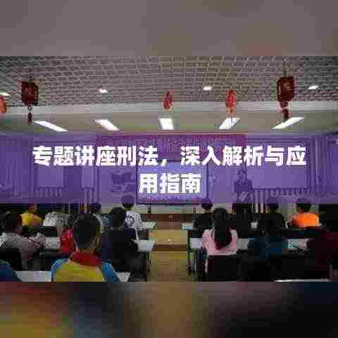 专题讲座刑法，深入解析与应用指南