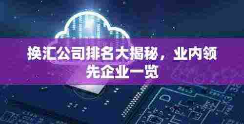 换汇公司排名大揭秘，业内领先企业一览